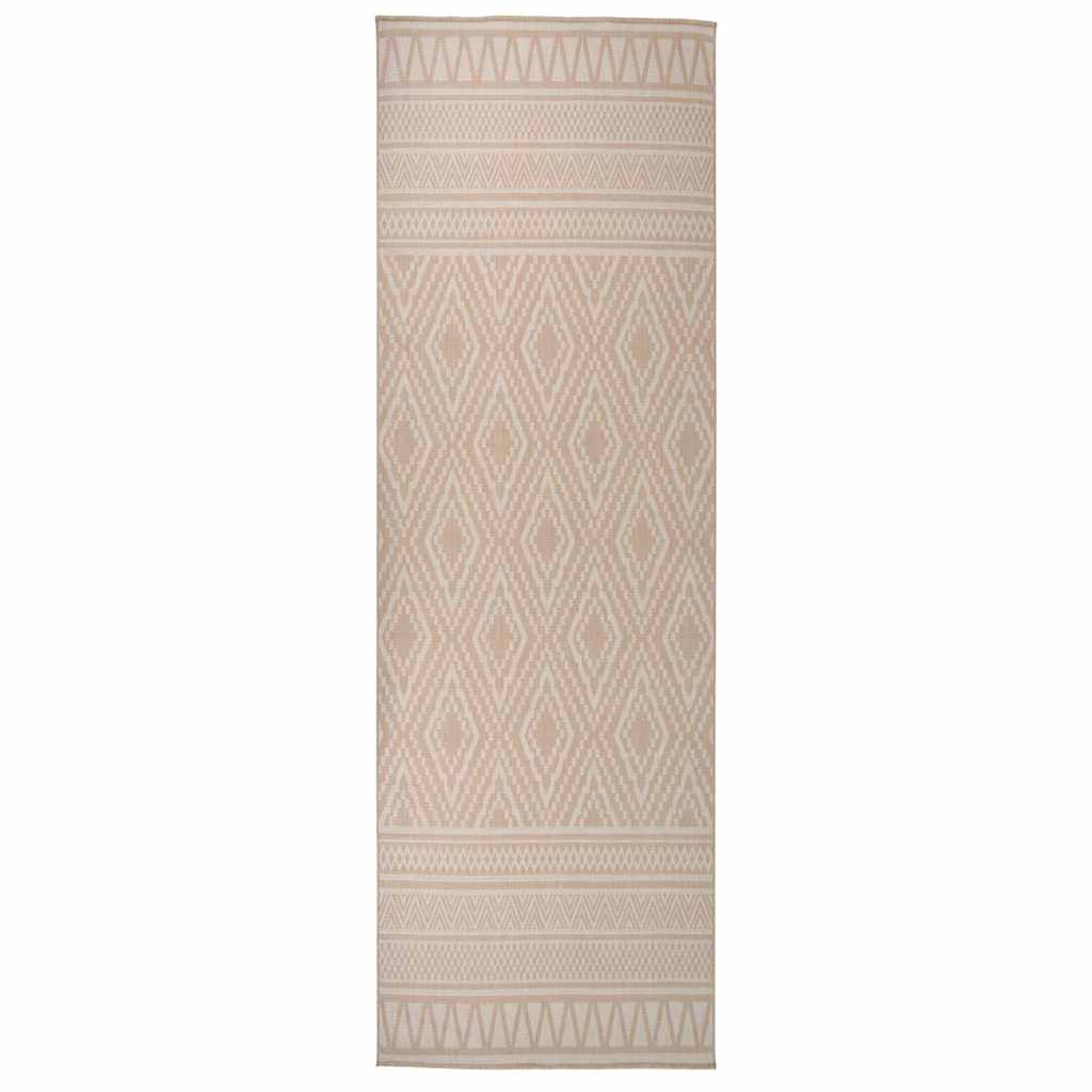 Silesidus õuevaip, 80 x 250 cm, pruunid triibud