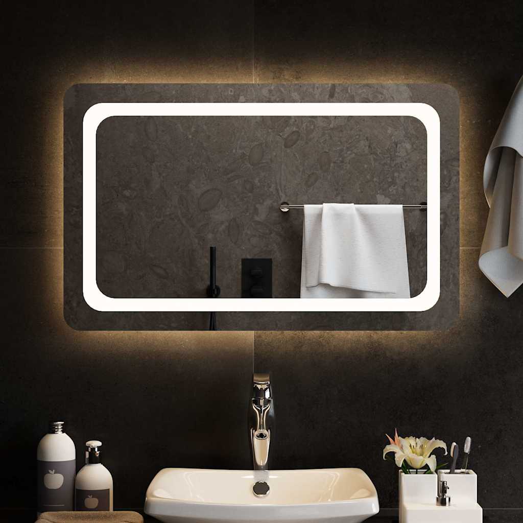 LED vannitoapeegel, 80x50 cm