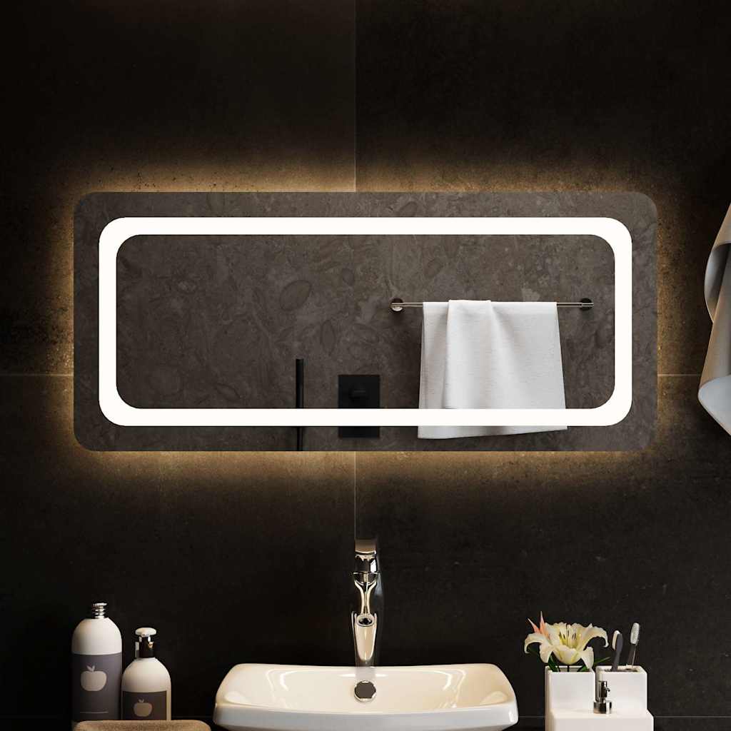 Vannitoa LED-peegel 90x40 cm