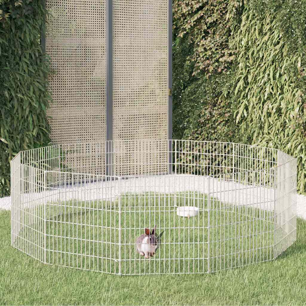 Loomade aedik 12 paneeli 54x60 cm tsingitud raud