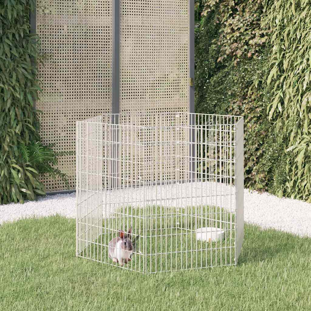 Loomade aedik 6 paneeli 54x80 cm tsingitud raud