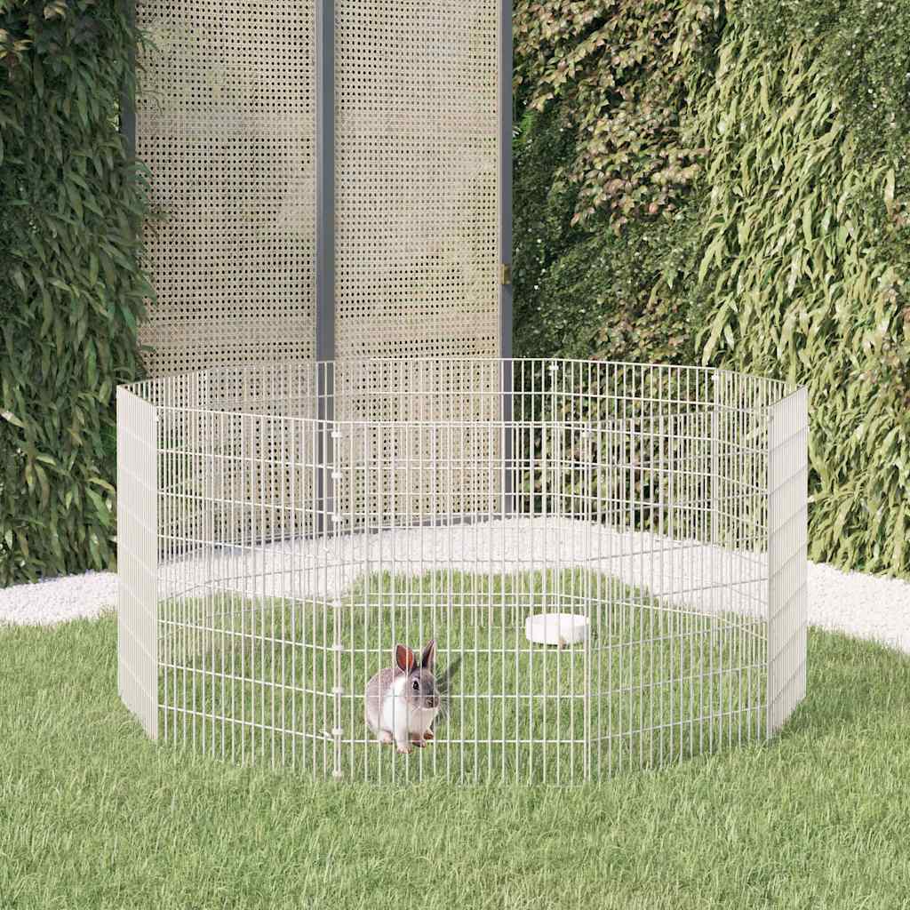 Loomade aedik 10 paneeli 54x80 cm tsingitud raud
