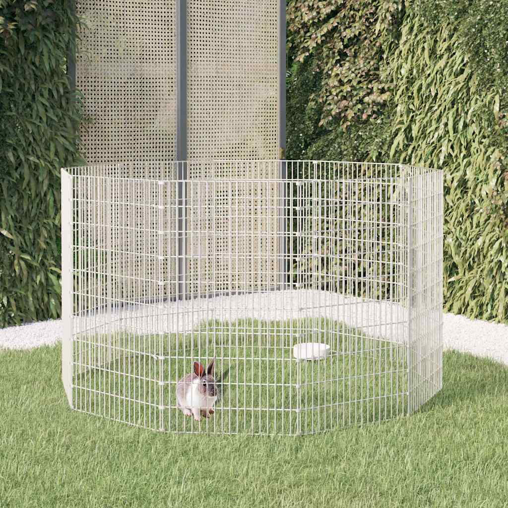 Loomade aedik 10 paneeli 54x100 cm tsingitud raud
