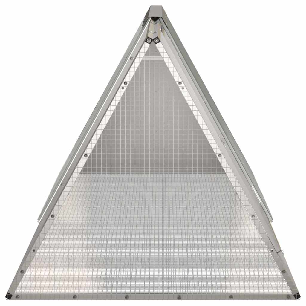 Küülikupuur, hall, 201,5 x 80,5 x 71 cm, tsingitud teras