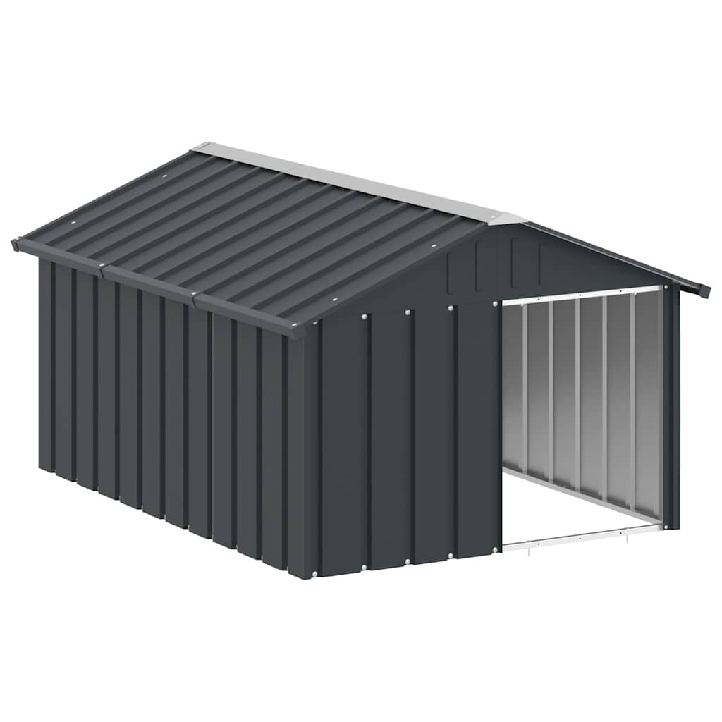 Koerakuut, antratsiithall, 116,5x153x81,5 cm, tsingitud teras