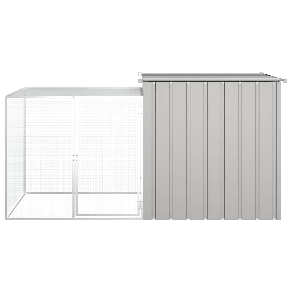 Kanapuur, hall, 200x91x100 cm, tsingitud teras