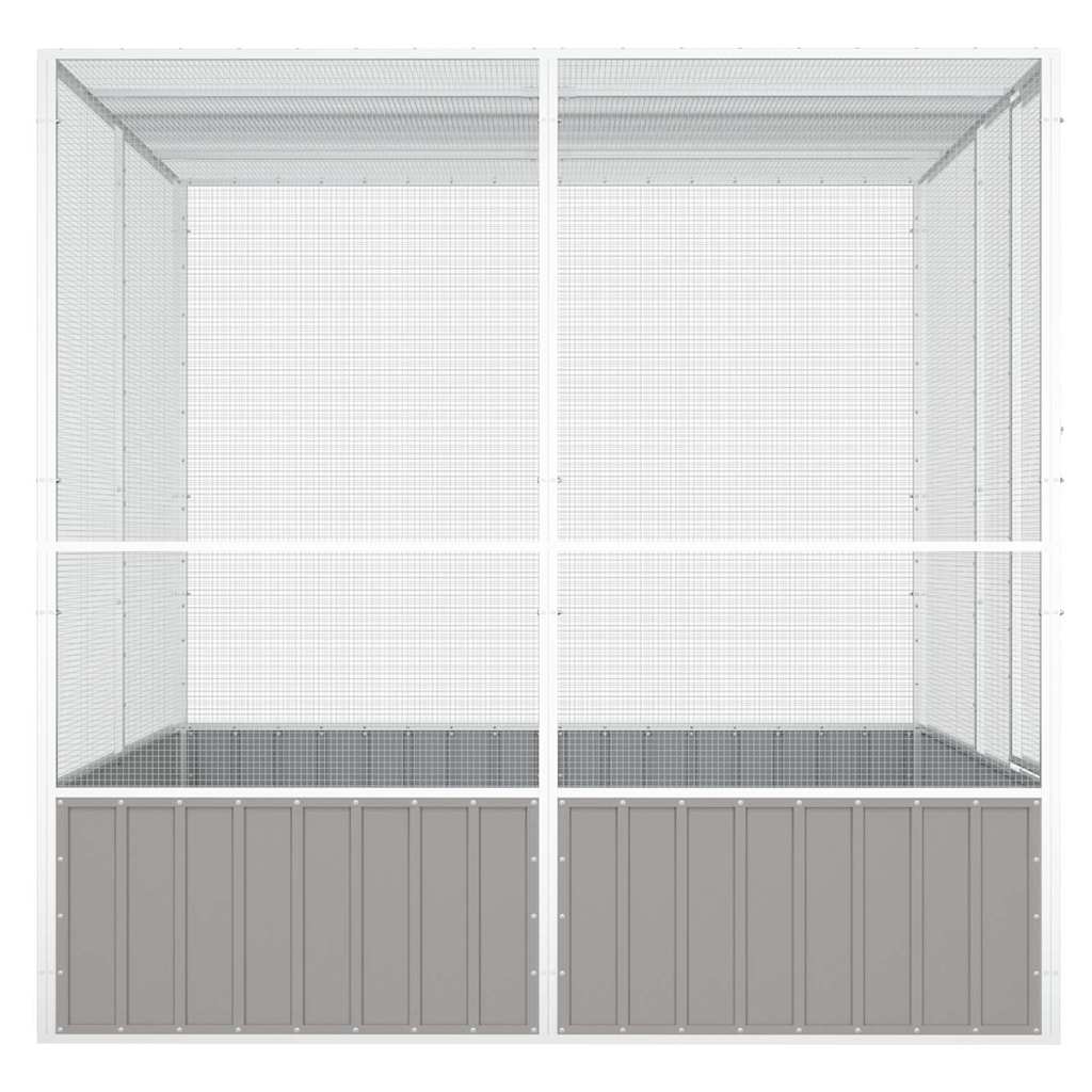 Linnupuur, hall, 213,5x217,5x211,5 cm, tsingitud teras
