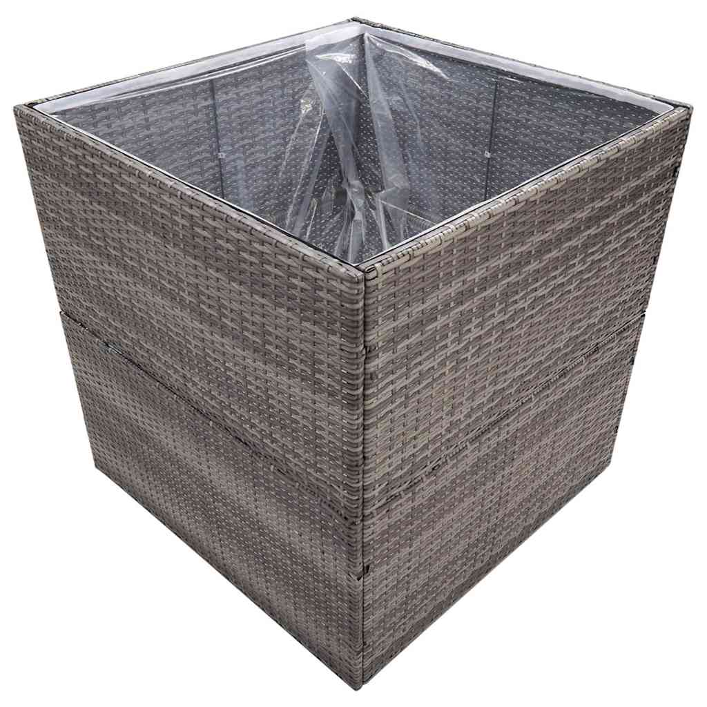 Taimekast, hall, 80 x 80 x 40 cm, polürotang
