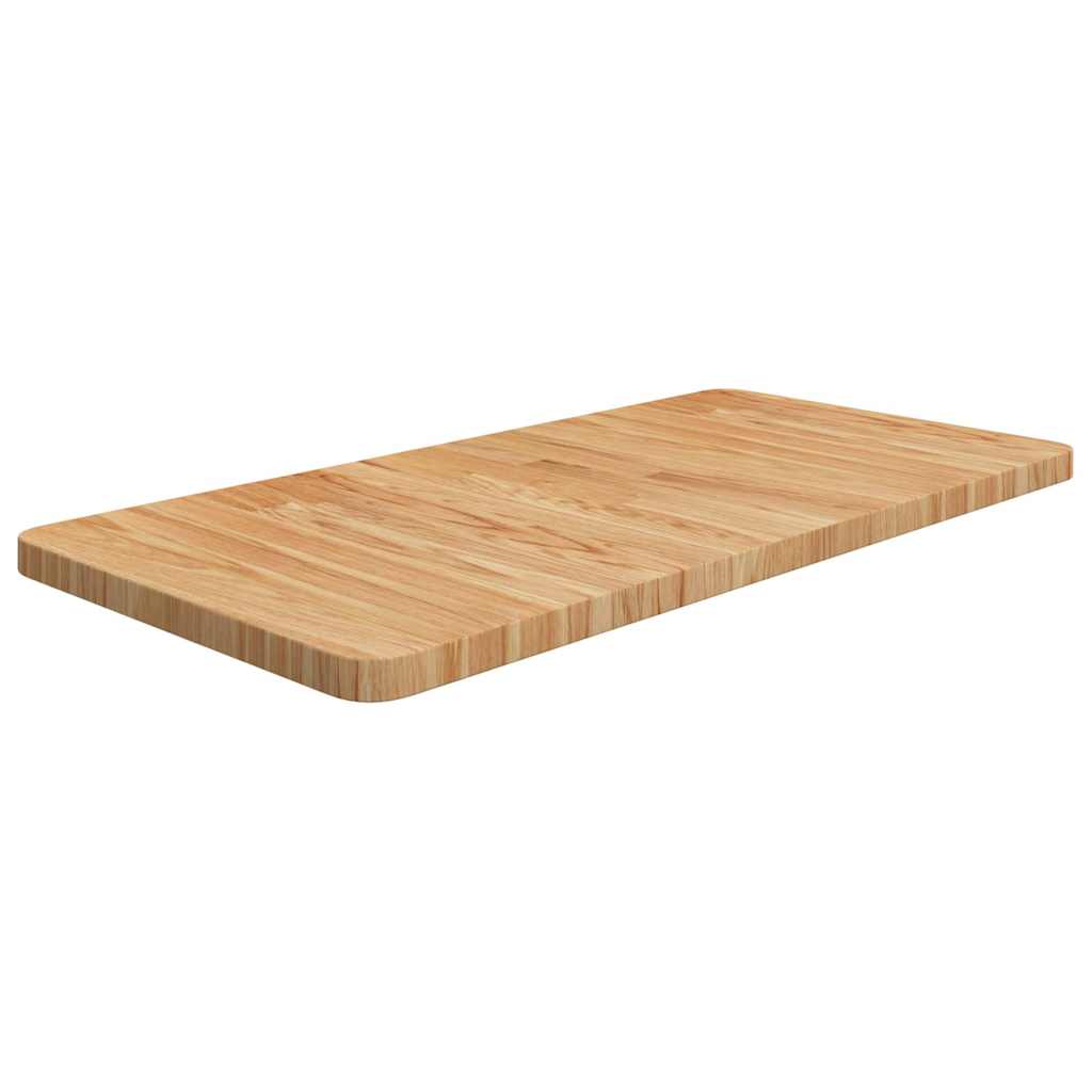 Vannitoa töötasapind helepruun 80x40x2,5 cm, töödeldud täispuit