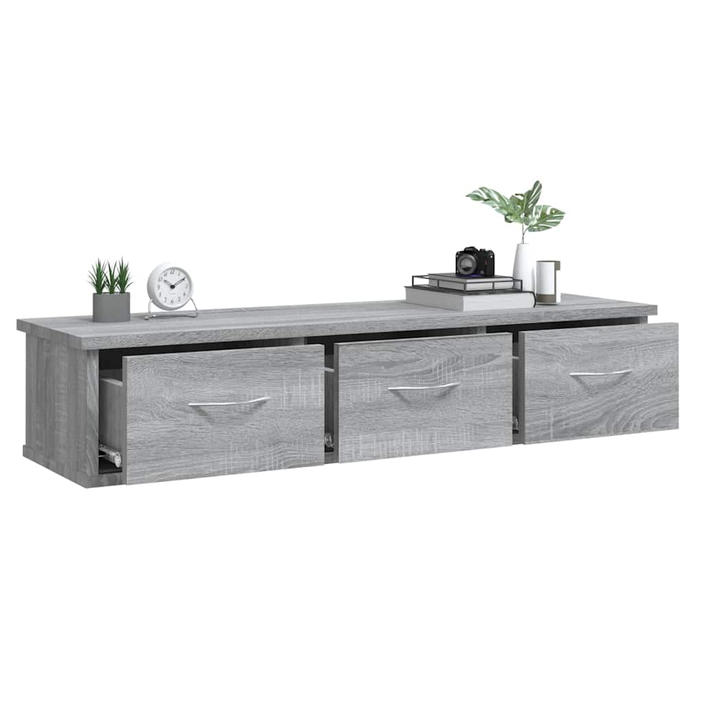 Raamatukapp, hall Sonoma tamm, 88x26x18,5cm, tehispuit