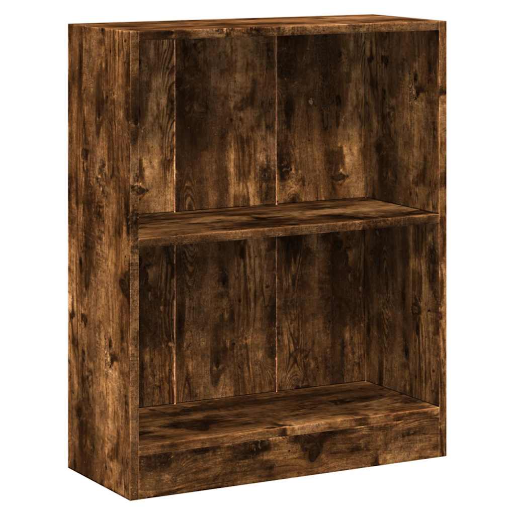 Raamaturiiul, suitsutatud tamm, 60 x 24 x 76 cm, tehispuit