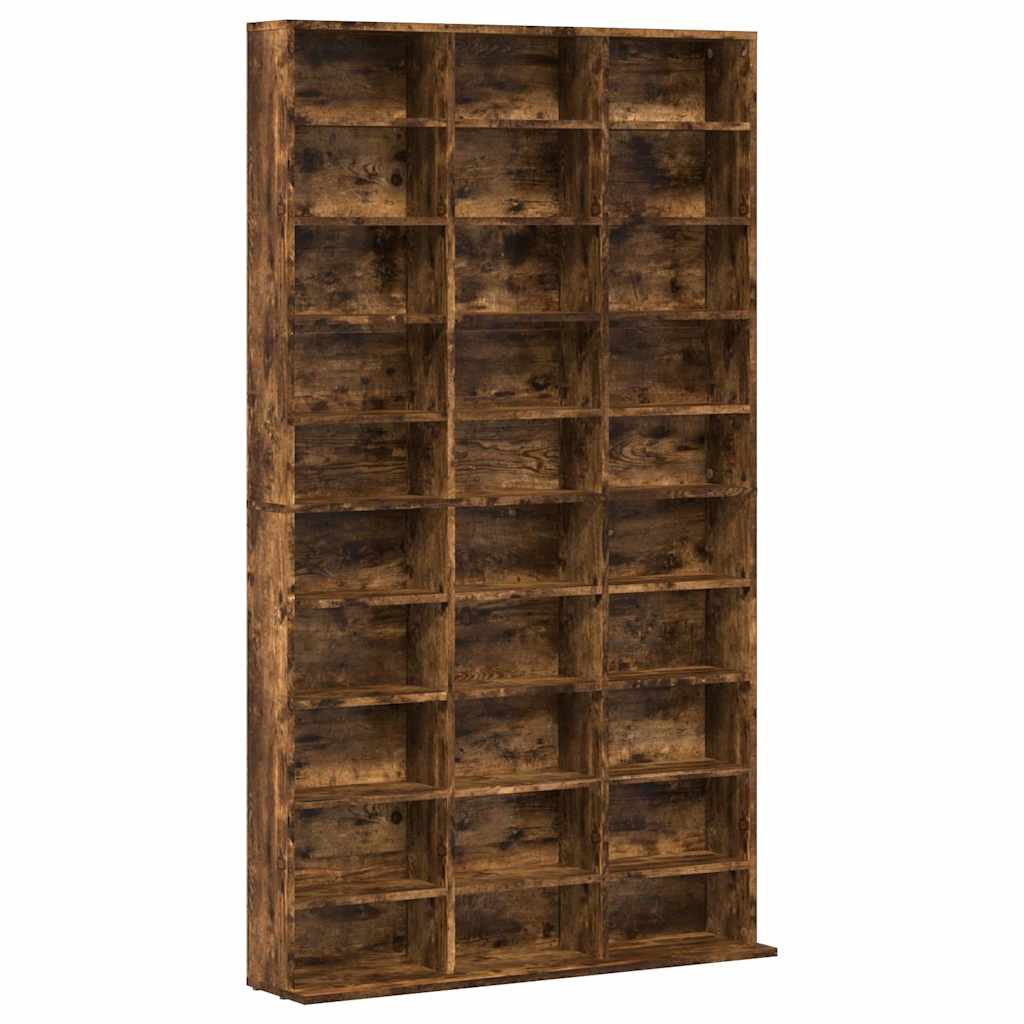 CD-kapp, suitsutatud tamm, 102 x 23 x 177,5 cm, tehispuit