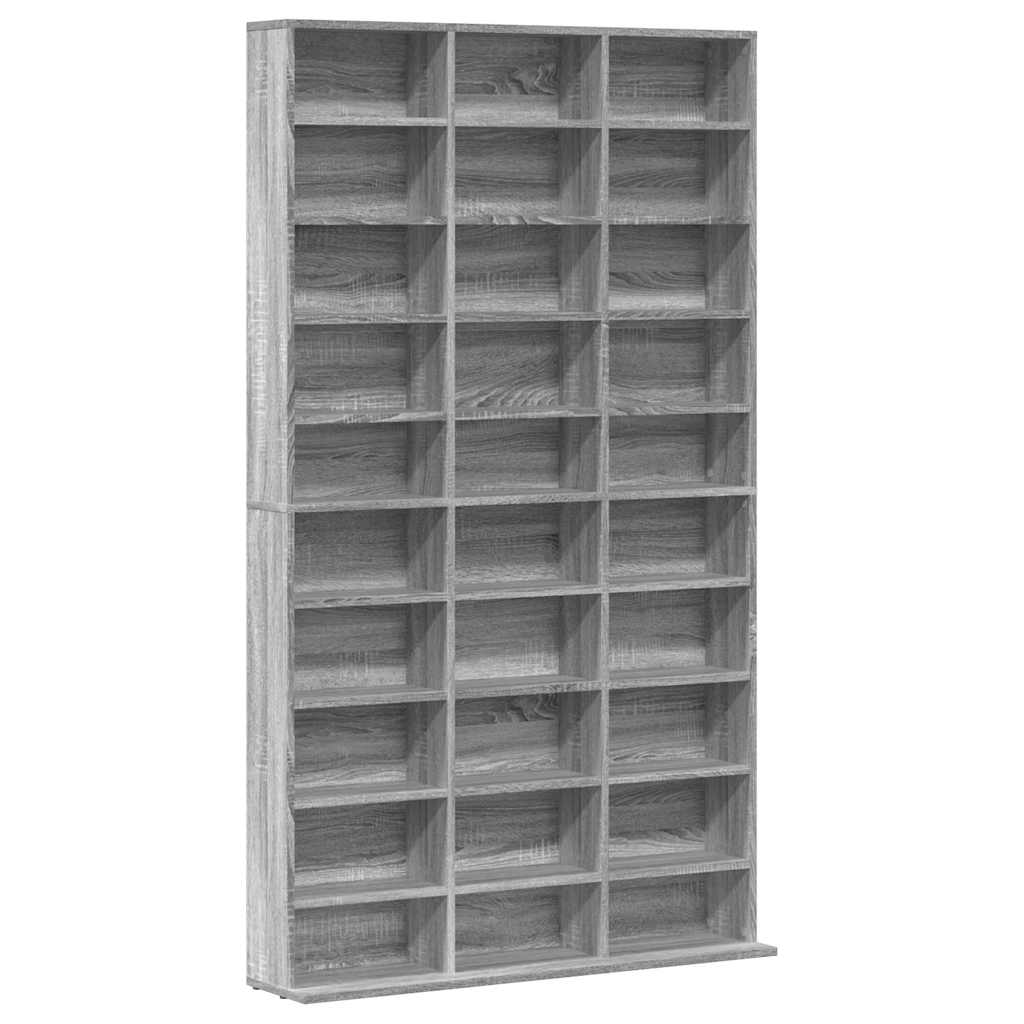 CD-kapp, hall Sonoma tamm, 102 x 23 x 177,5 cm, tehispuit
