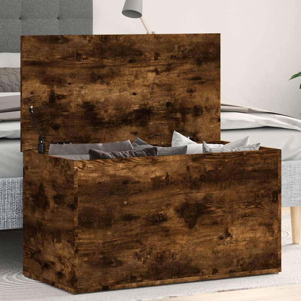 Hoiukast, suitsutatud tamm, 84 x 42 x 46 cm, tehispuit