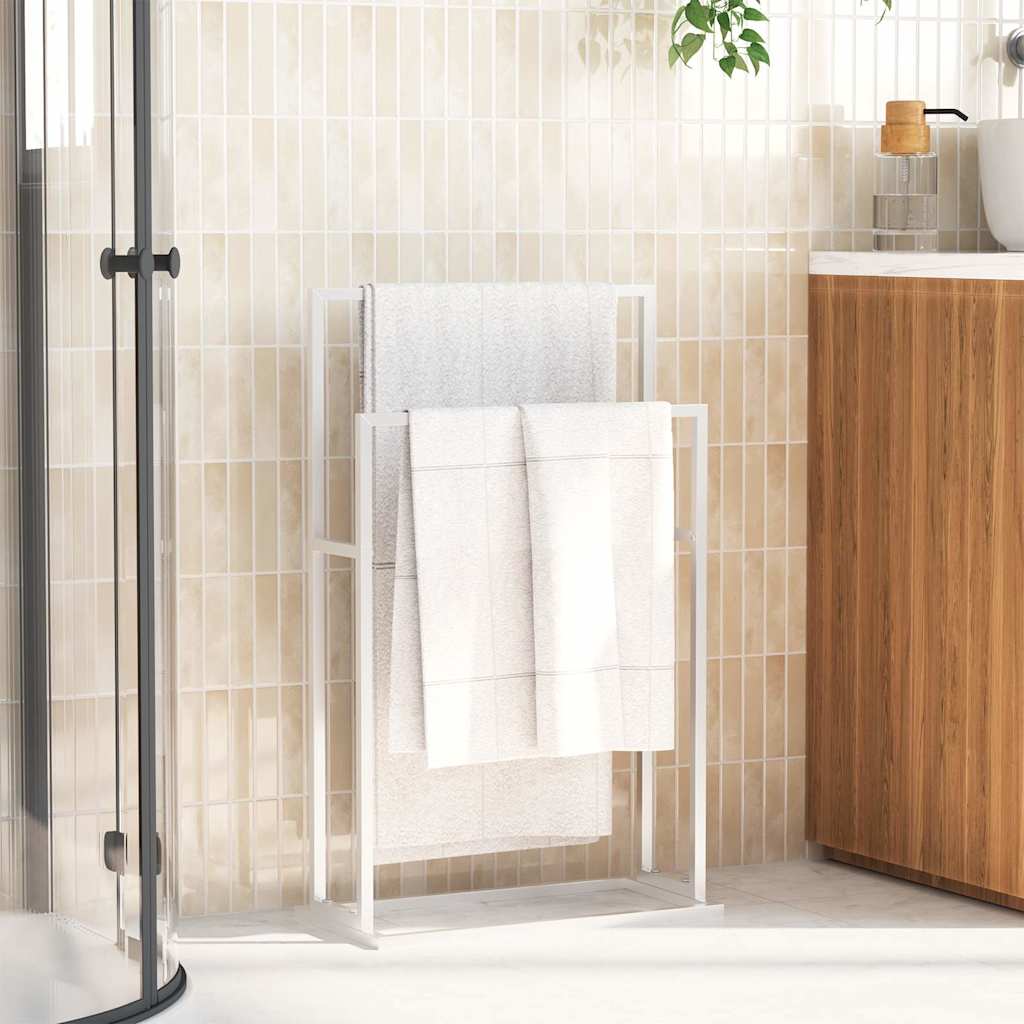 Eraldiseisev rätikurest, valge, 48 x 24 x 78,5 cm, raud
