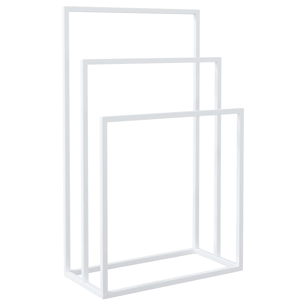 Eraldiseisev rätikurest, valge, 48 x 24 x 79 cm, raud