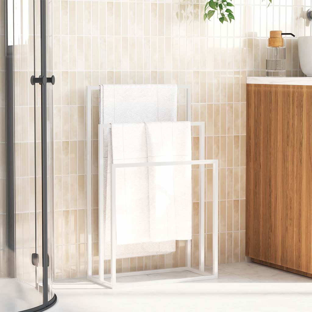 Eraldiseisev rätikurest, valge, 48 x 24 x 79 cm, raud