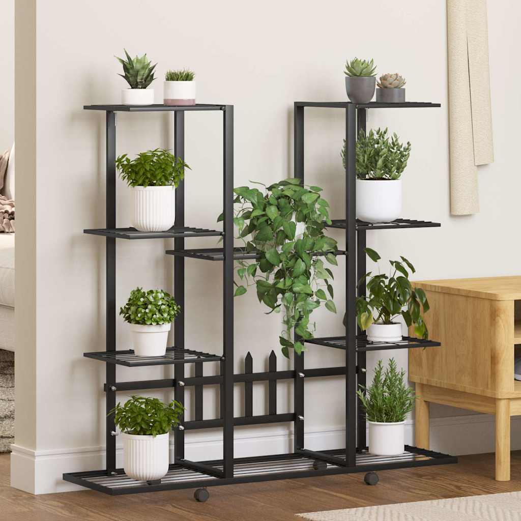 Lillealus ratastel, 94,5x24,5x91,5 cm, must, metall