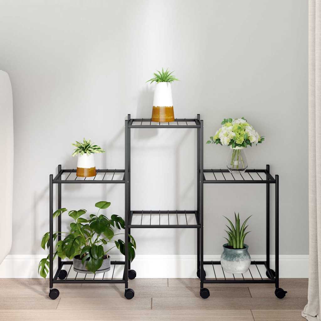 Lillealus ratastel, 83 x 25 x 63,5 cm, must, raud