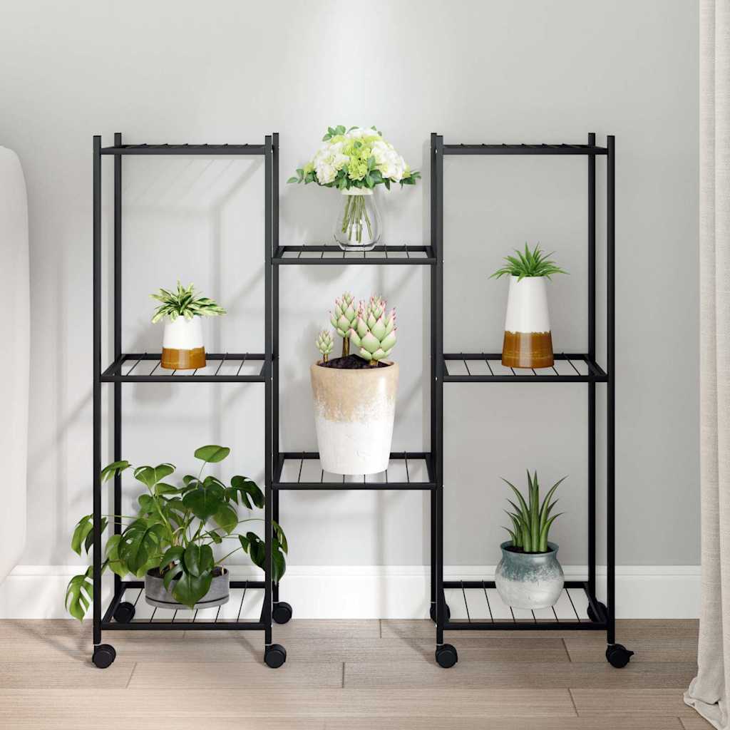 Lillealus ratastel, 83 x 25 x 83,5 cm, must, raud
