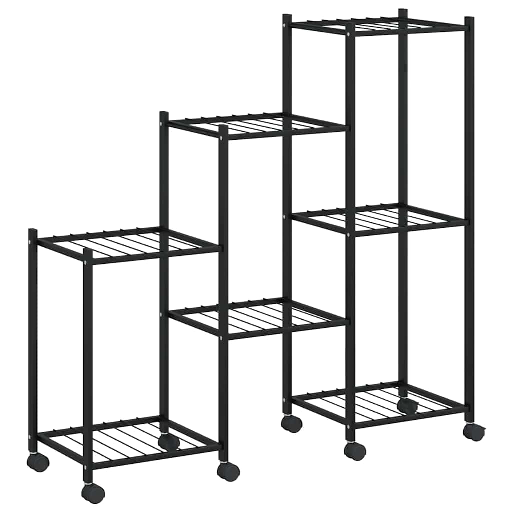 Lillealus ratastel, 83 x 25 x 83,5 cm, must, raud