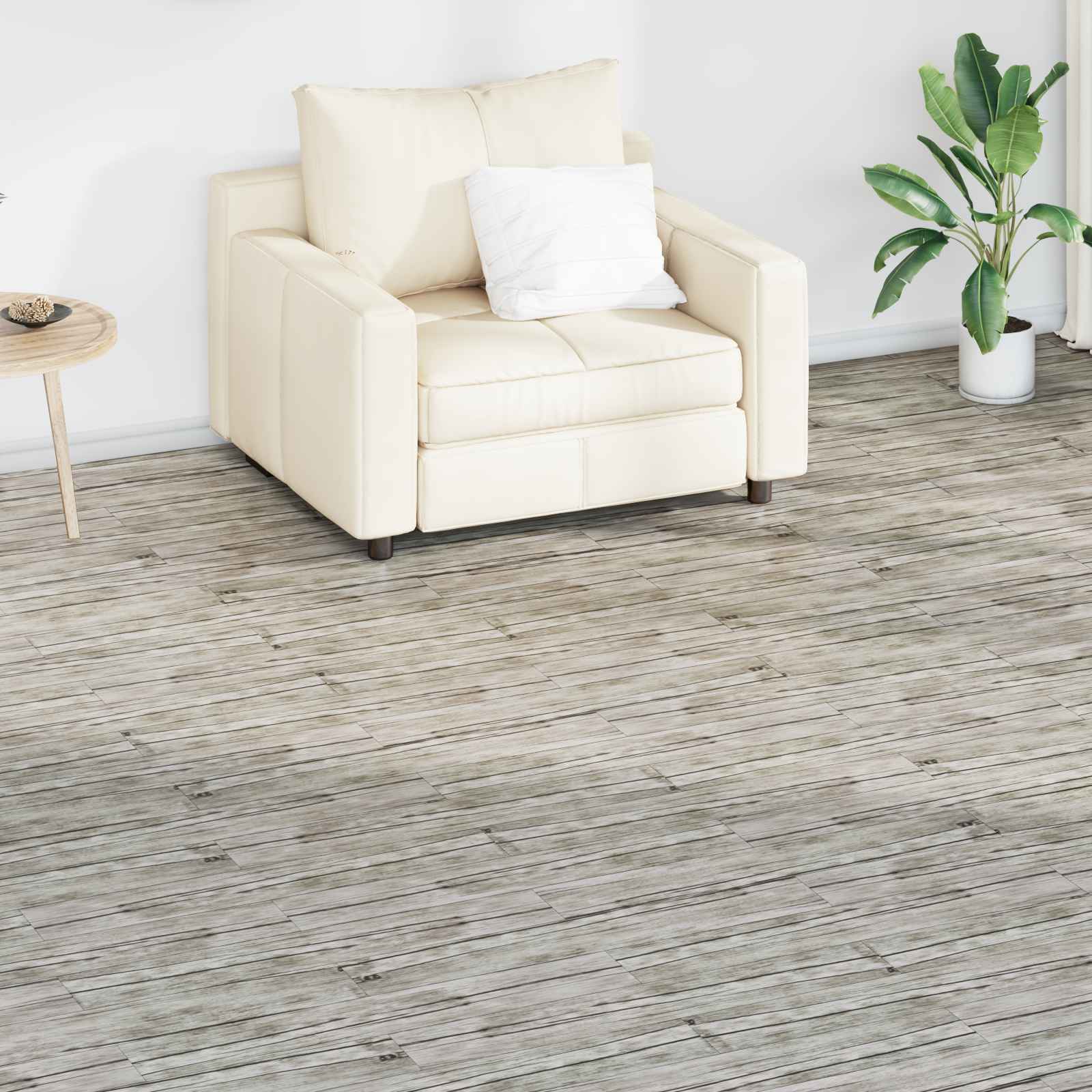 Põrandaplaadid Kulutatud tamm 2,51 m² 18 tk PVC