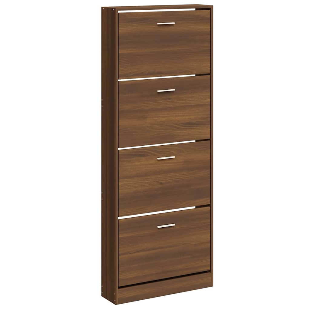 Jalatsikapp, pruun tamm, 59 x 17 x 150 cm, tehispuit