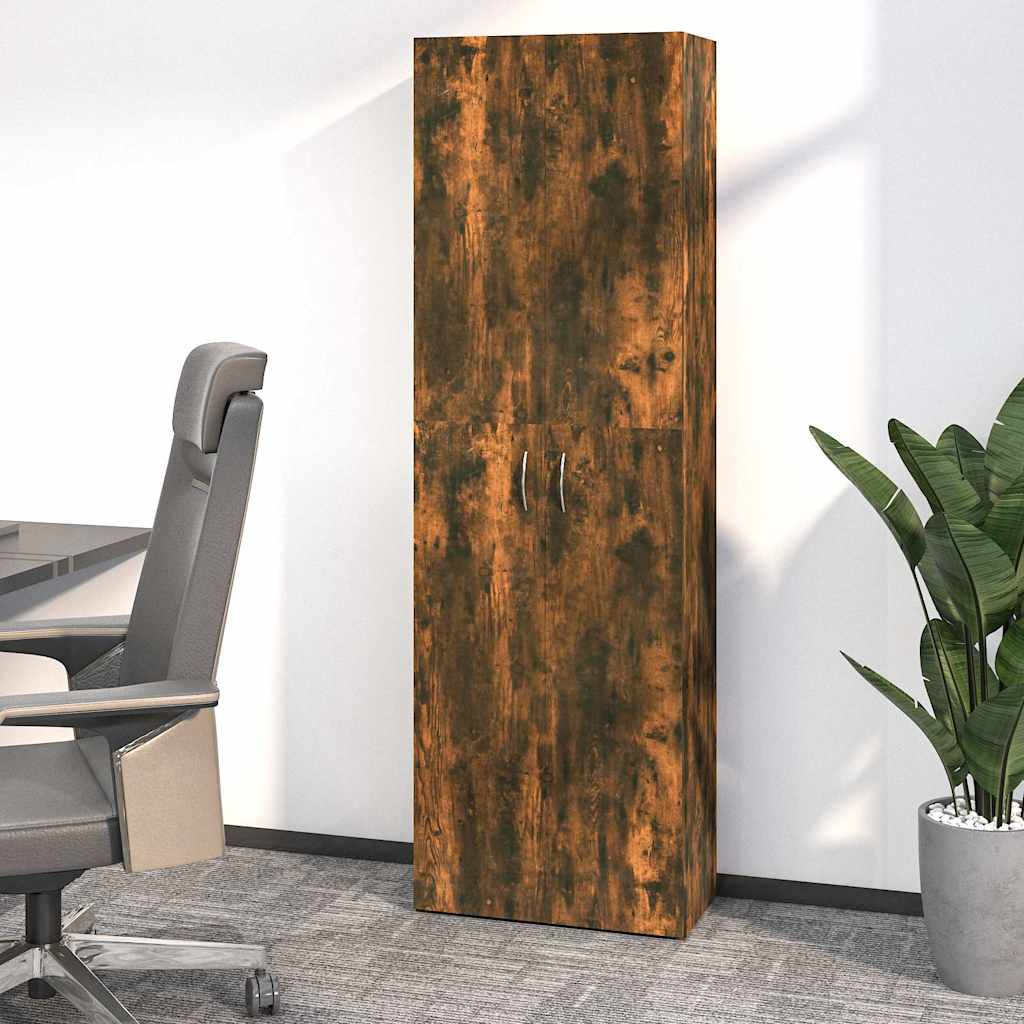 Öökapp, suitsutatud tamm, 60x32x190 cm, tehispuit