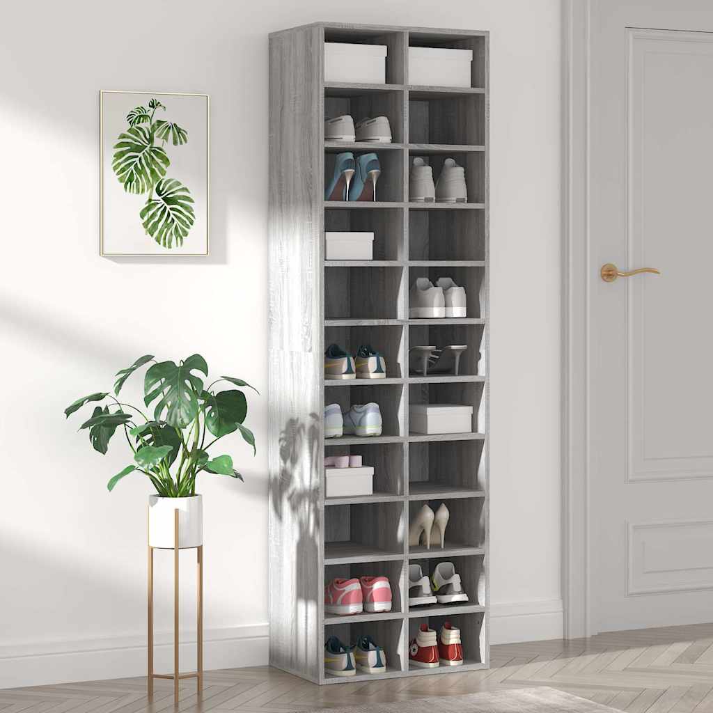 Raamatukapp, hall Sonoma tamm, 54 x 34 x 183 cm, tehispuit