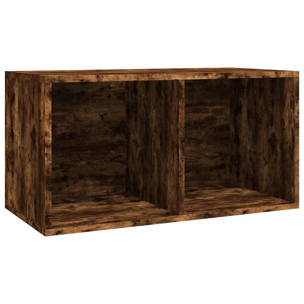 Vinüülplaatide kapp, suitsutatud tamm 71 x 34 x 36 cm tehispuit