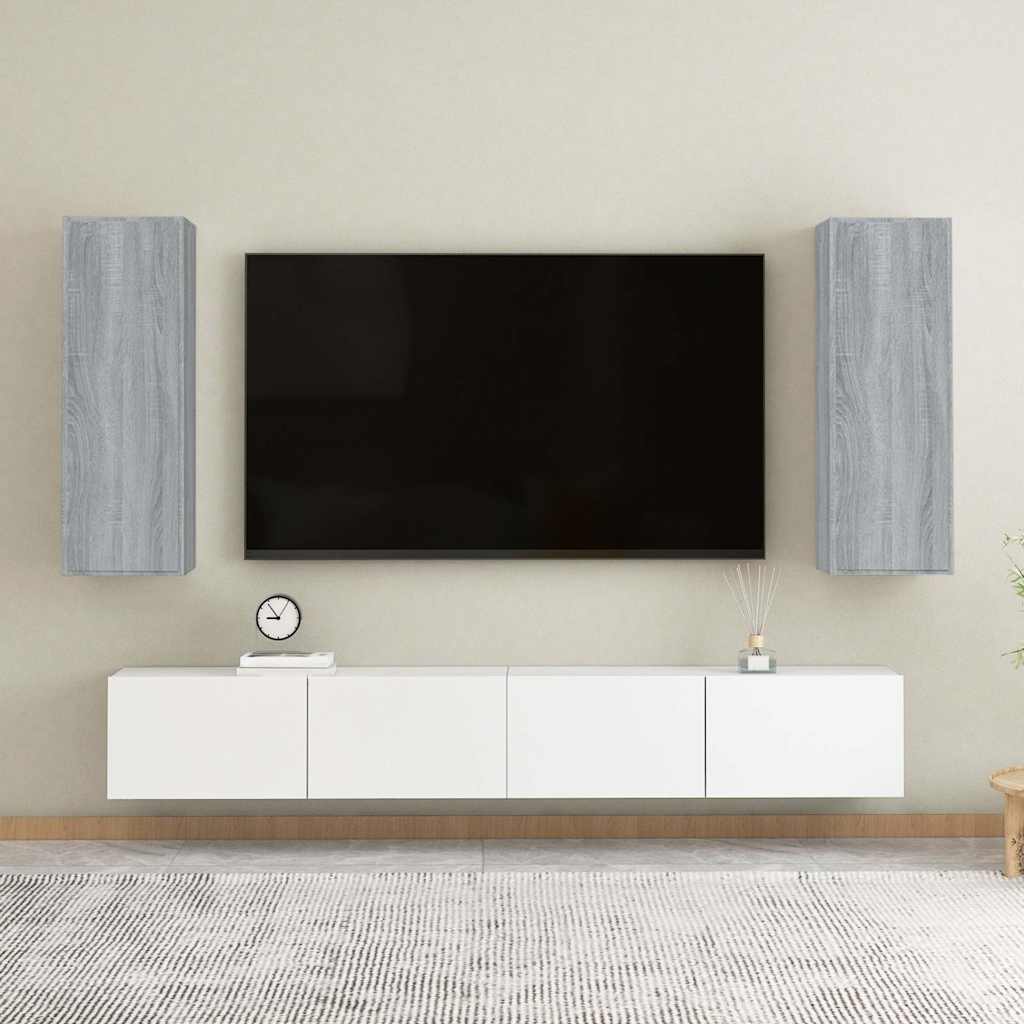 Telerialus, hall Sonoma, 30,5x30x90 cm, tehispuit