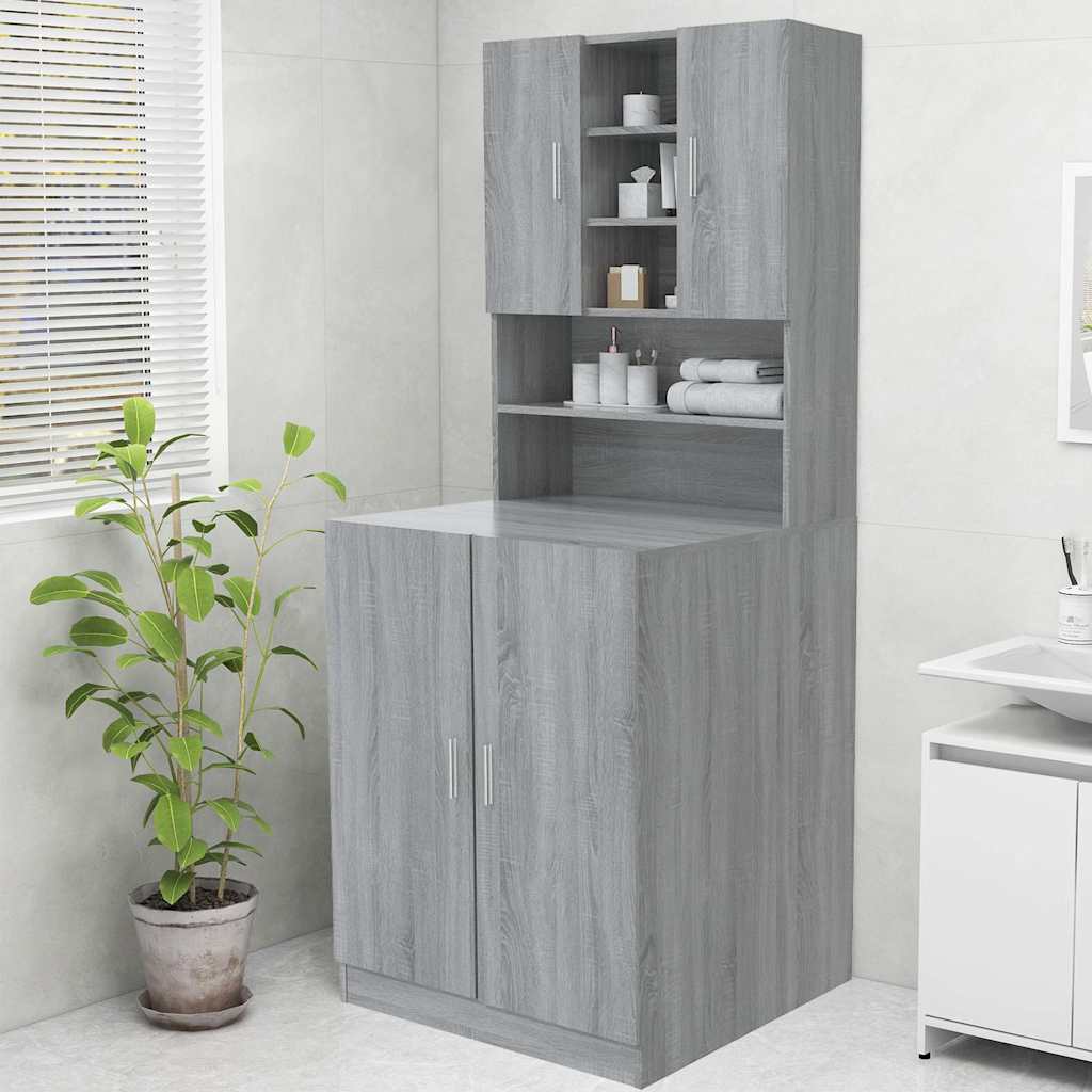 Pesumasinakapp, hall Sonoma tamm, 70,5 x 25,5 x 90 cm
