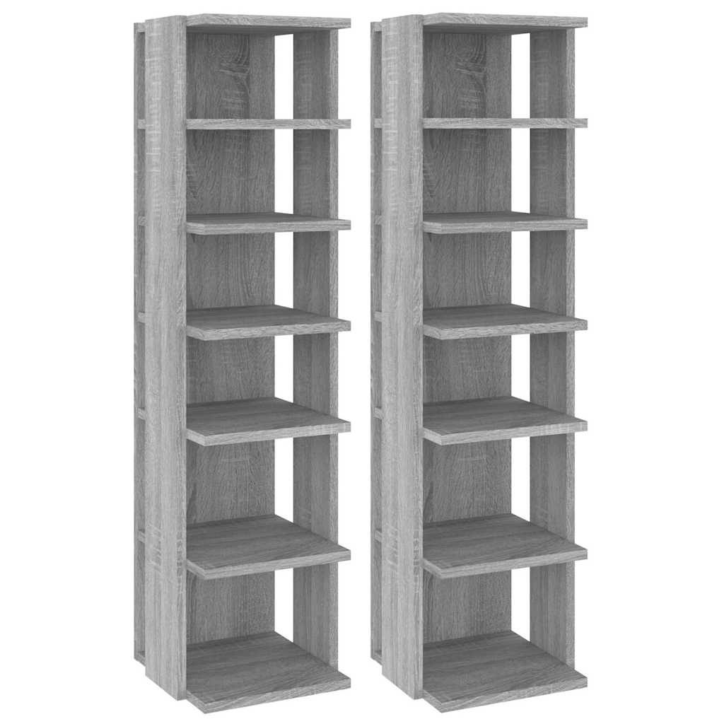 Kingariiulid 2 tk, hall Sonoma tamm, 27,5x27x102 cm, tehispuit