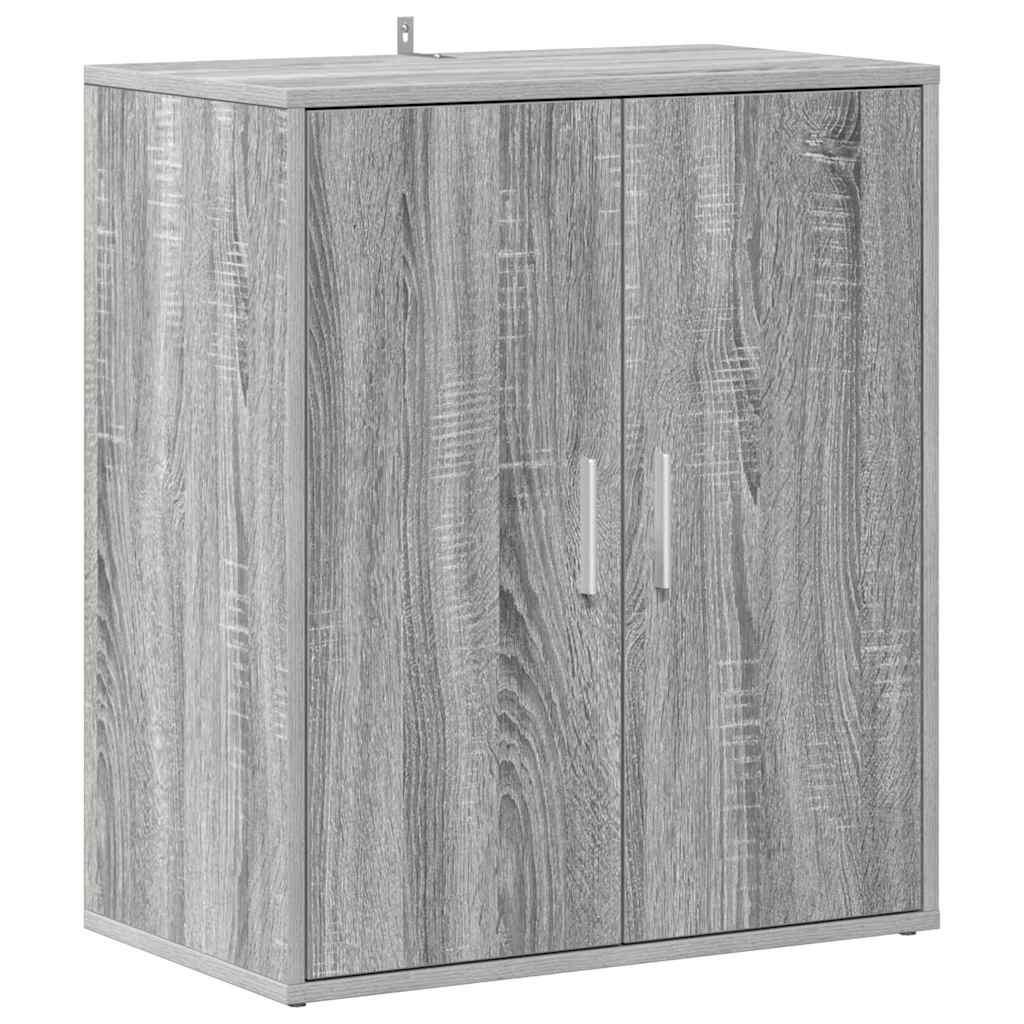 Jalatsikapp, hall Sonoma tamm, 60x35x70 cm, tehispuit