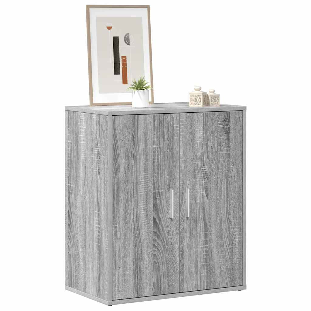 Jalatsikapp, hall Sonoma tamm, 60x35x70 cm, tehispuit
