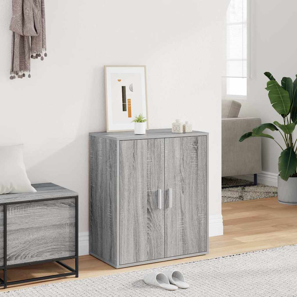 Jalatsikapp, hall Sonoma tamm, 60x35x70 cm, tehispuit