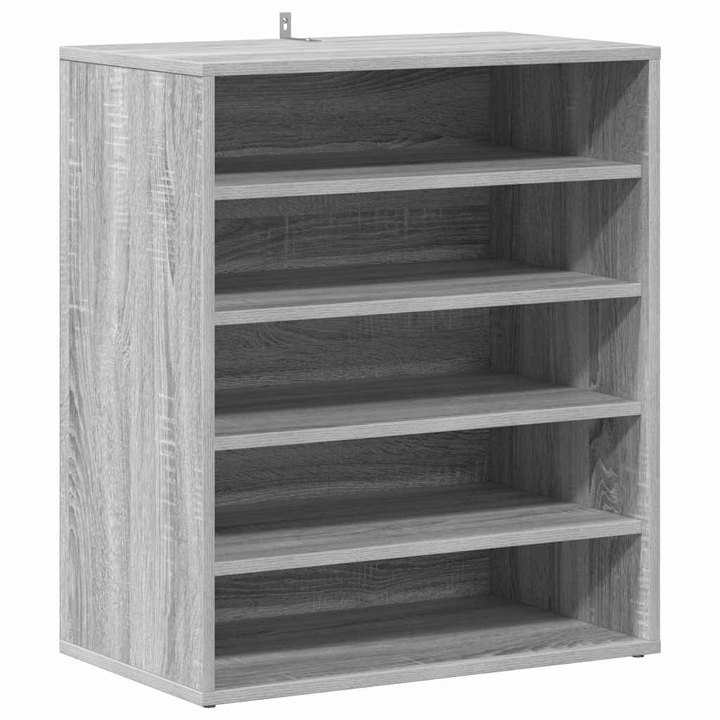 Jalatsikapp, hall Sonoma tamm, 60x35x70 cm, tehispuit