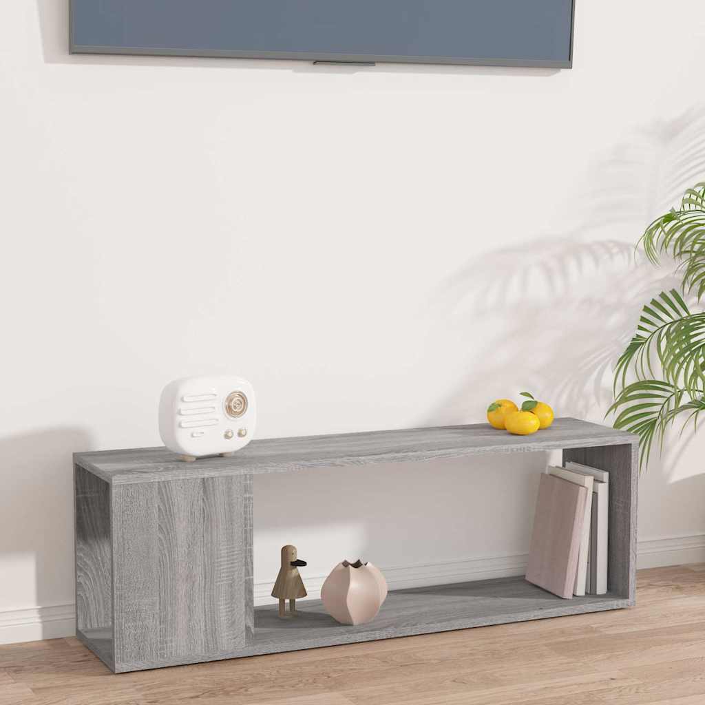 Telerikapp, hall Sonoma tamm, 100 x 24 x 32 cm, tehispuit