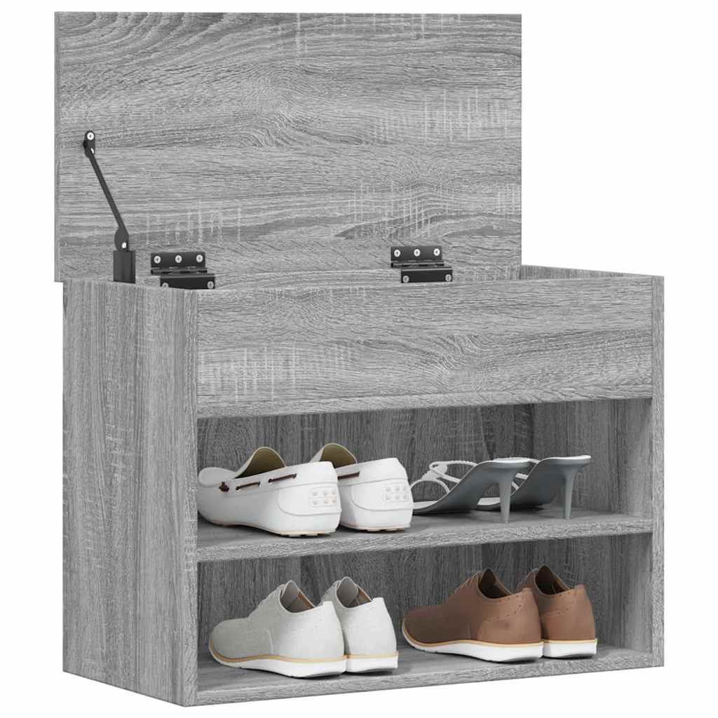Jalatsipink, hall Sonoma tamm, 60 x 30 x 45 cm, tehispuit