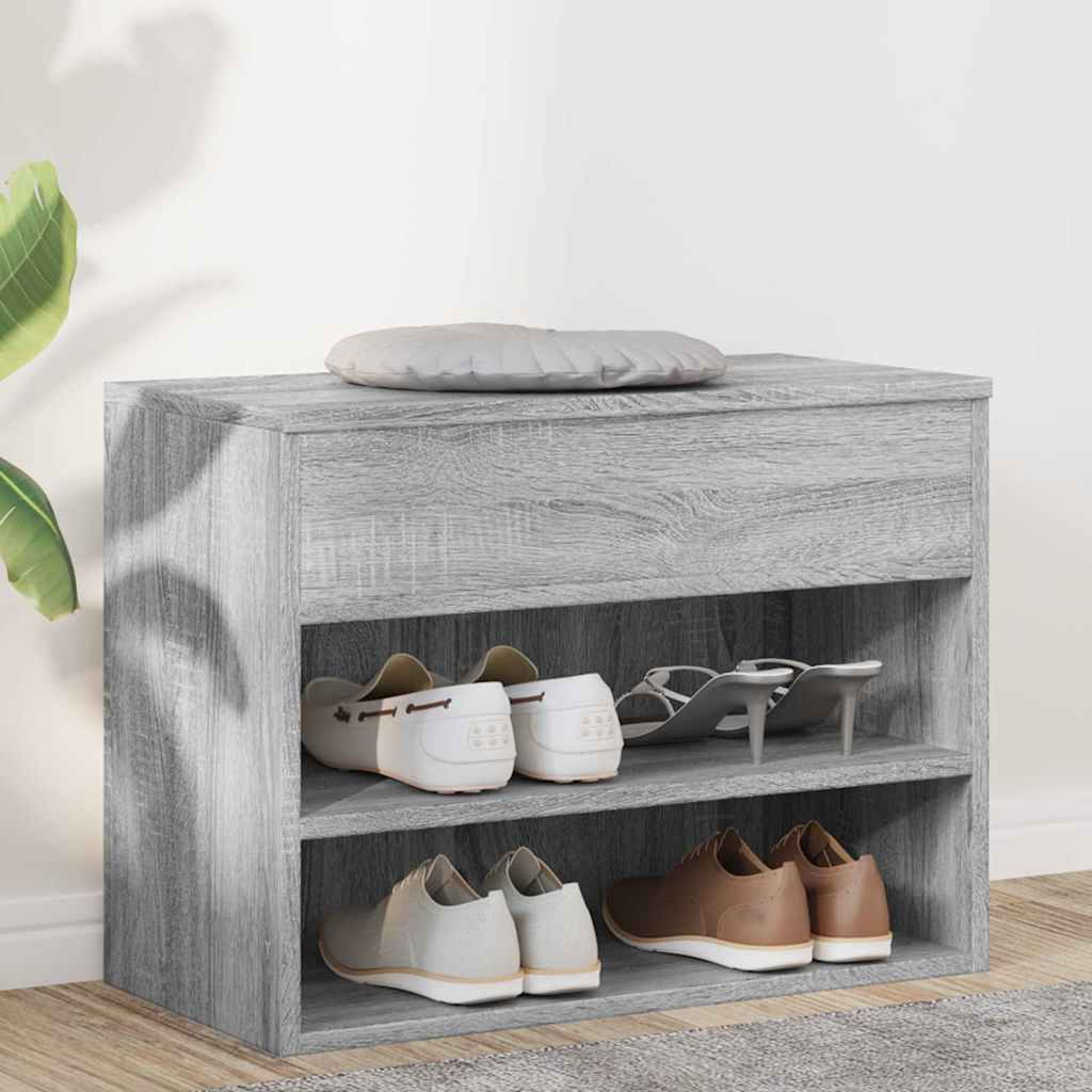 Jalatsipink, hall Sonoma tamm, 60 x 30 x 45 cm, tehispuit