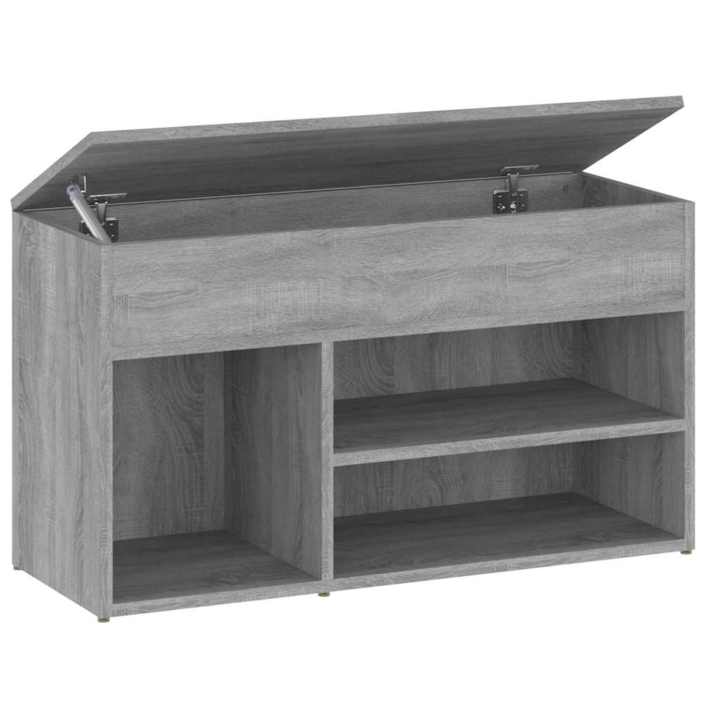 Jalatsipink, hall Sonoma tamm, 80 x 30 x 45 cm, tehispuit