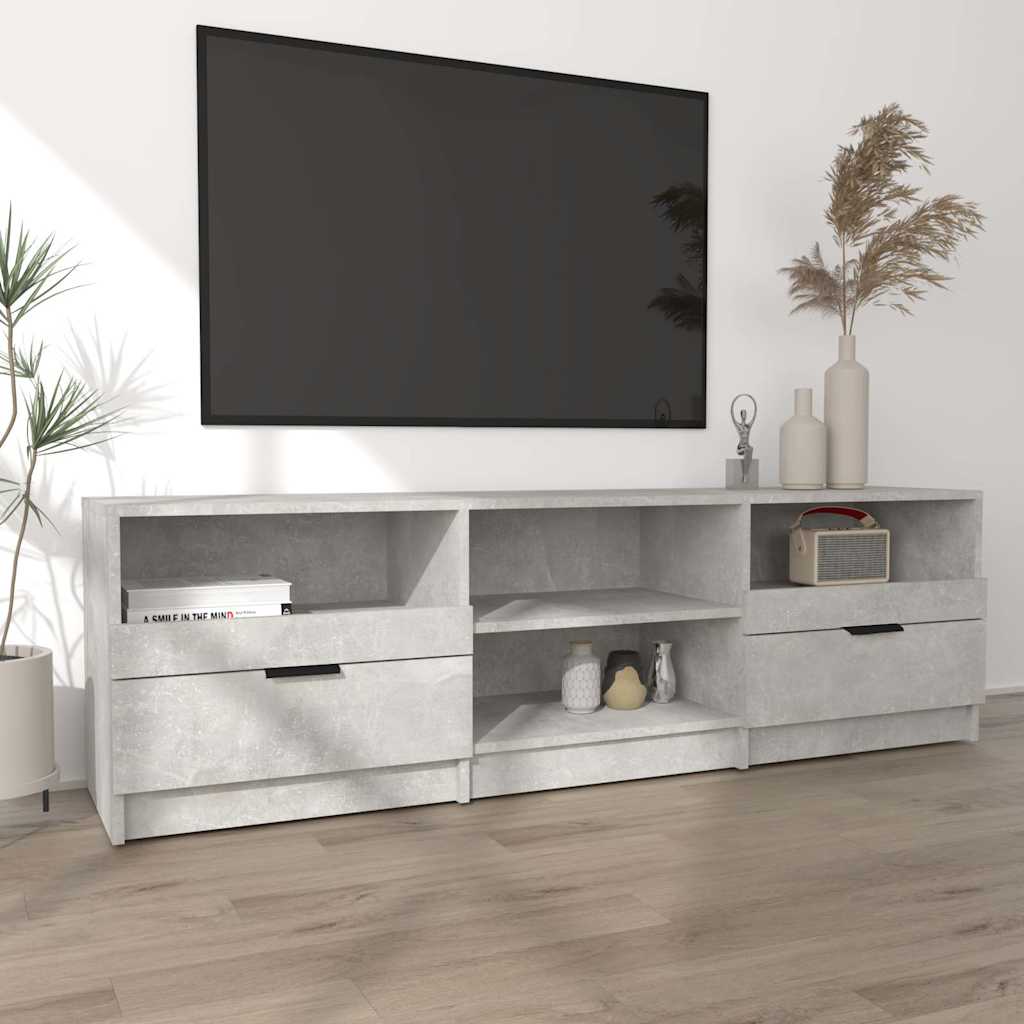 Telerikapp, betoonhall, 150x33,5x45 cm, tehispuit
