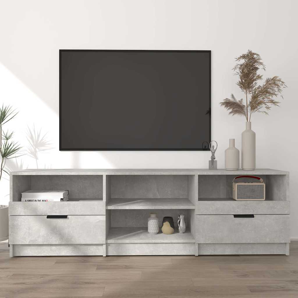 Telerikapp, betoonhall, 150x33,5x45 cm, tehispuit