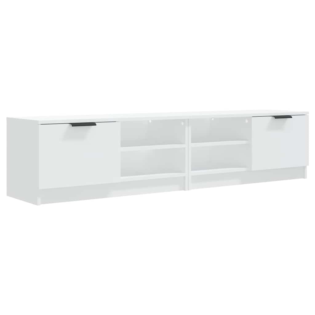 Telerikapid 2 tk, valge, 80x35x36,5 cm, tehispuit