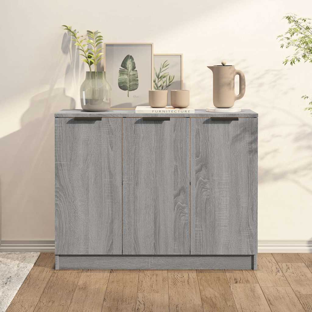 Puhvetkapp, hall Sonoma tamm, 90,5x30x70 cm tehispuit