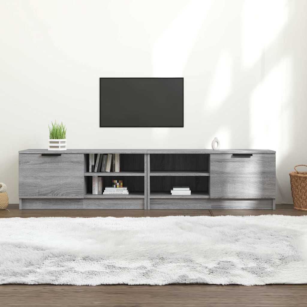 Telerikapid 2 tk, hall Sonoma tamm, 80x35x36,5 cm, tehispuit