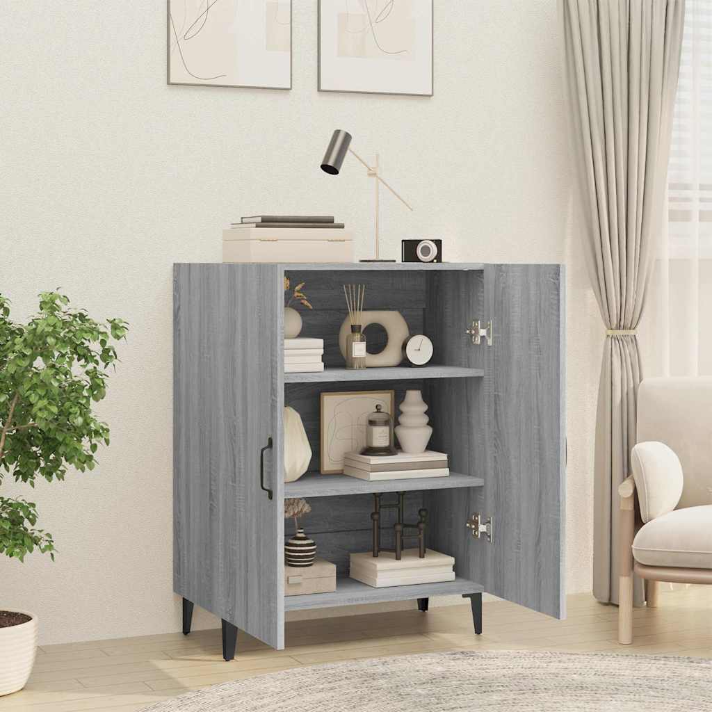Puhvetkapp, hall Sonoma tamm, 70 x 34 x 90 cm tehispuit