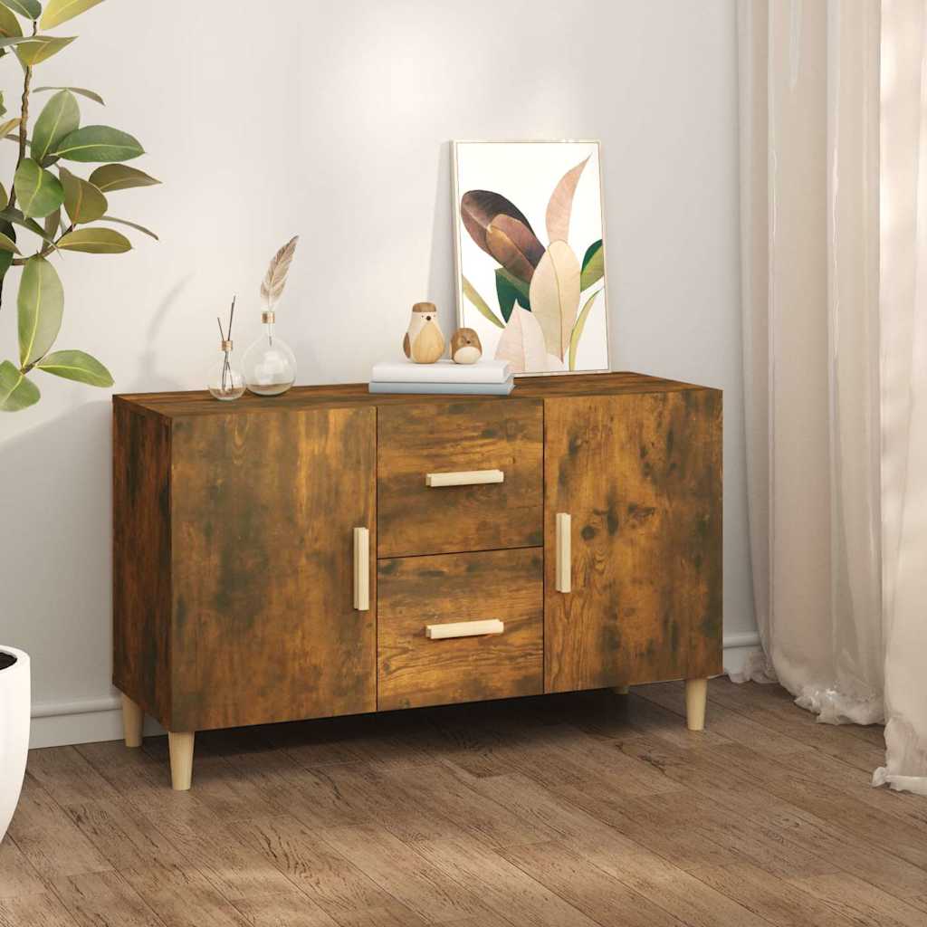 Puhvetkapp, suitsutatud tamm, 100 x 36 x 60 cm tehispuit