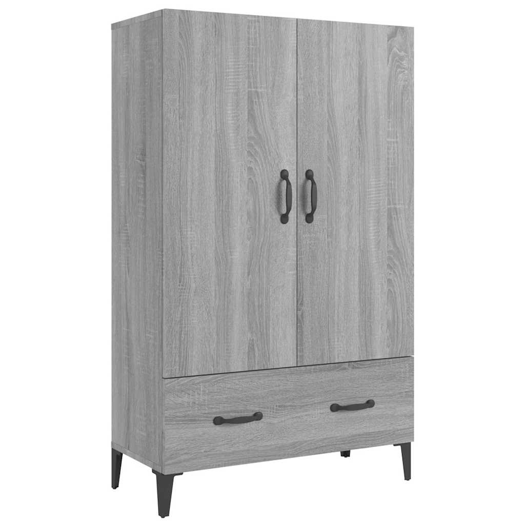 Kõrge kapp, hall Sonoma tamm, 70 x 31 x 115 cm, tehispuit