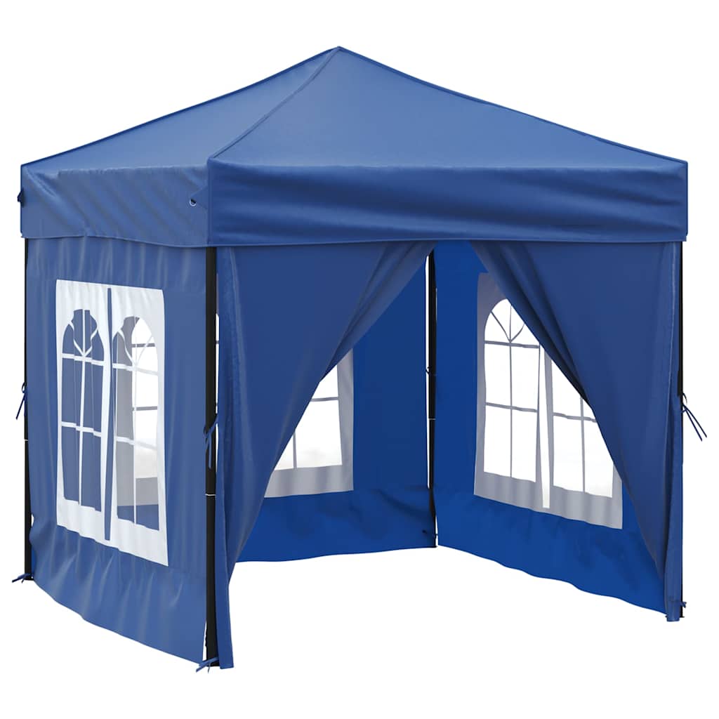 Kokkupandav peotelk seintega, sinine, 2 x 2 m